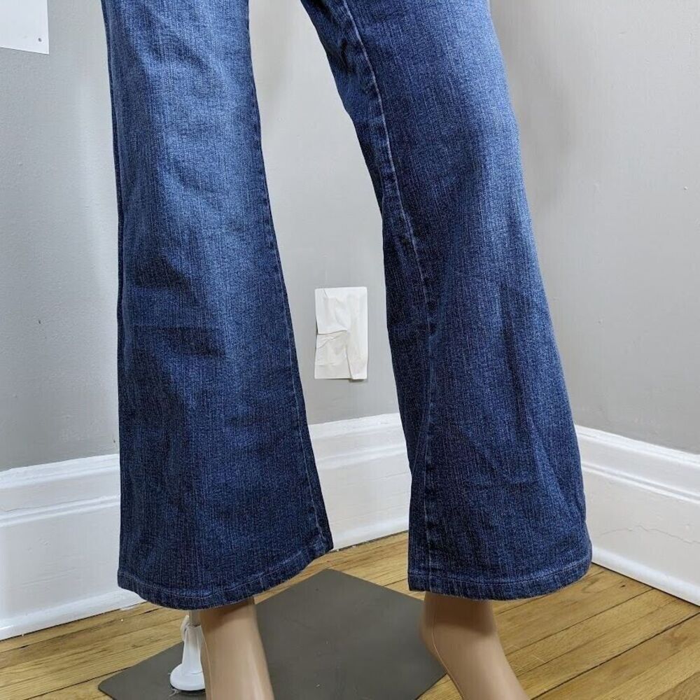 Vintage y2k Guess Jeans Flare Denim Studded Detail Medium Wash Size 31 - Picture 8 of 12